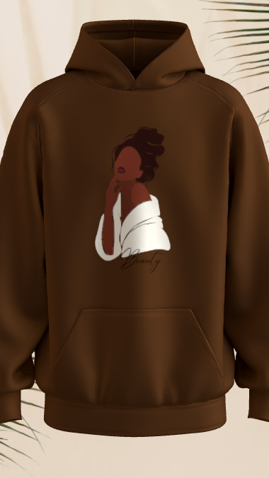 Lunar Grace Hoodie – 100% Egyptian Cotton | Elegant Minimal Streetwear
