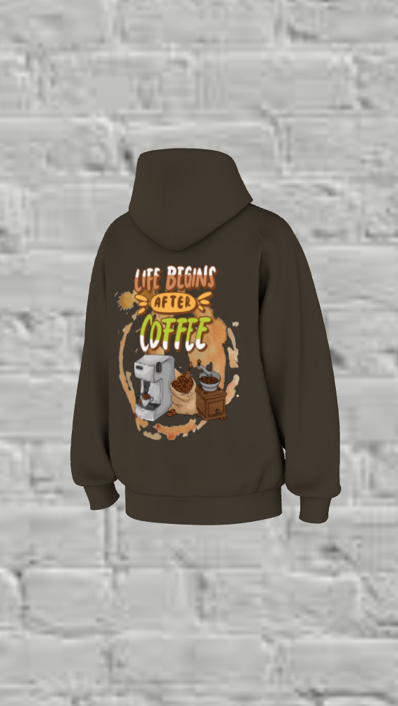 T&P Powered by Coffee Hoodie – 100% Egyptian Cotton | Premium Streetwear