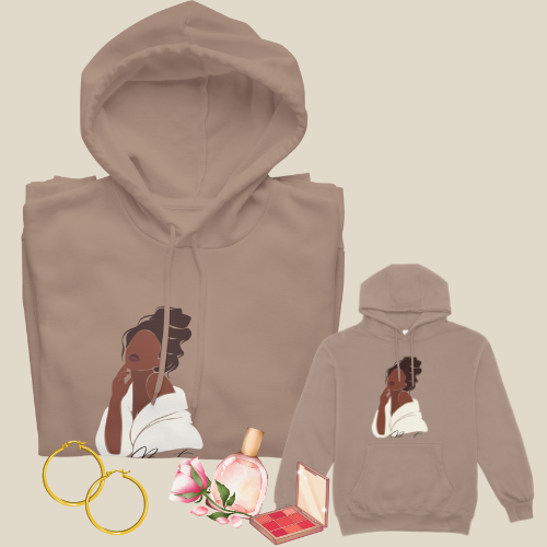 Lunar Grace Hoodie – 100% Egyptian Cotton | Elegant Minimal Streetwear