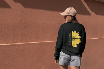 Bright Blossom Hoodie – 100% Egyptian Cotton | Premium Floral Streetwear