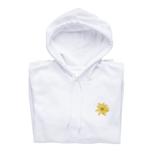 Bright Blossom Hoodie – 100% Egyptian Cotton | Premium Floral Streetwear
