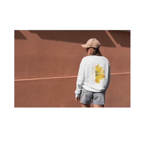 Bright Blossom Hoodie – 100% Egyptian Cotton | Premium Floral Streetwear