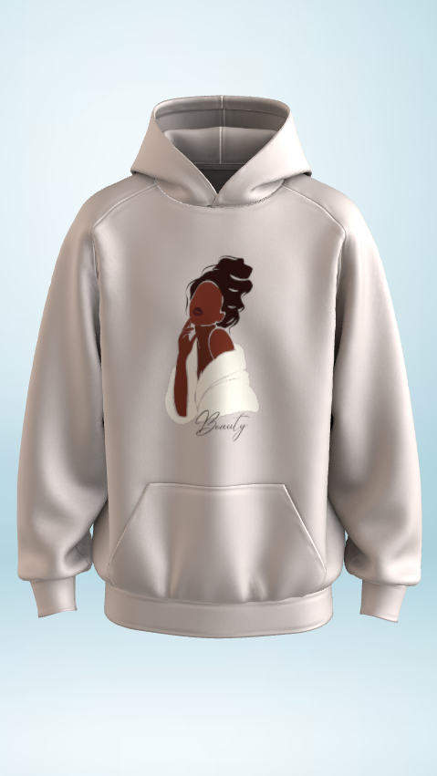Lunar Grace Hoodie – 100% Egyptian Cotton | Elegant Minimal Streetwear