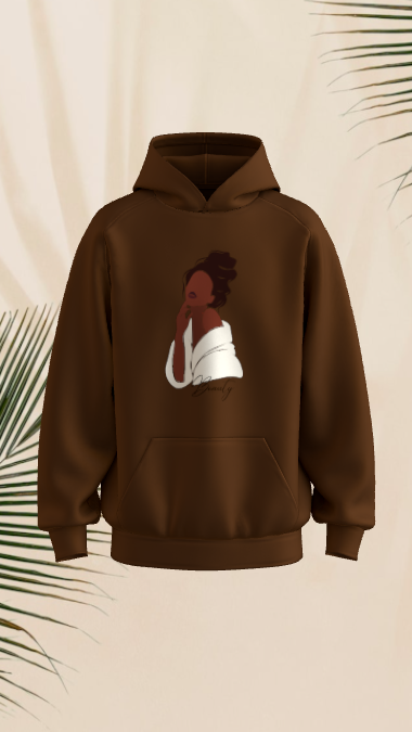 Lunar Grace Hoodie – 100% Egyptian Cotton | Elegant Minimal Streetwear