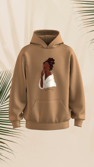 Lunar Grace Hoodie – 100% Egyptian Cotton | Elegant Minimal Streetwear