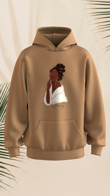 Lunar Grace Hoodie – 100% Egyptian Cotton | Elegant Minimal Streetwear